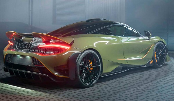 McLaren 765LT получил карбоновый обвес от Novitec и приметный зеленый винил от Fostla