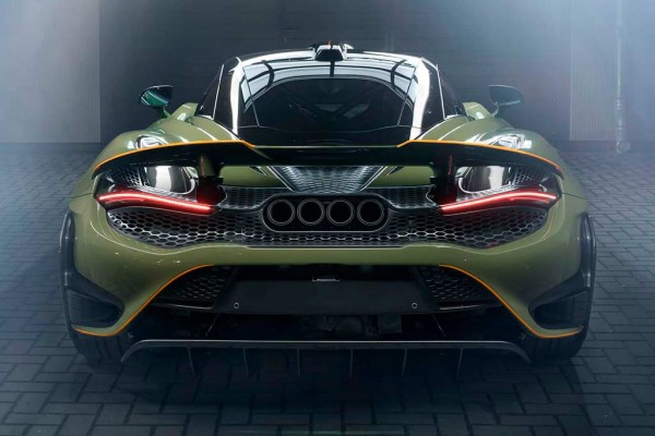 McLaren 765LT получил карбоновый обвес от Novitec и приметный зеленый винил от Fostla