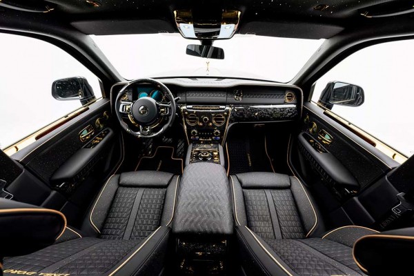 Rolls-Royce Cullinan «Lineo D’Oro»: роскошная модификация от немцев из Mansory